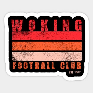 Woking Football club vintage T-shirt Sticker